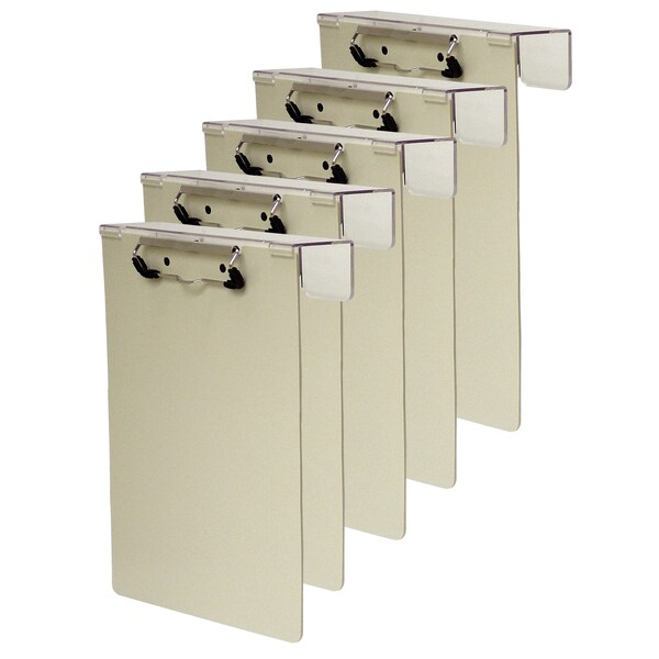 Over-The-Bed Poly Clipboard In Beige, PK5